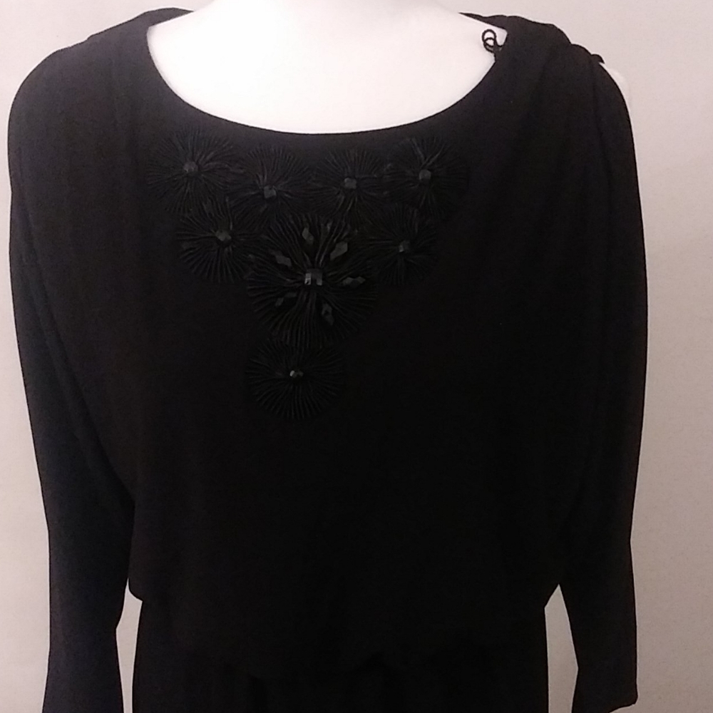 London Times Black Dress